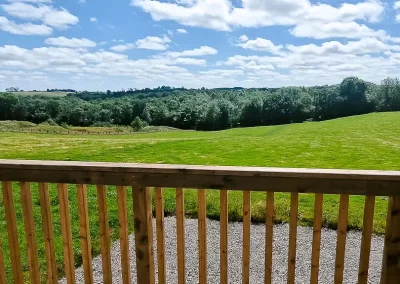 countryside views at luxury hot tub stays Northern Ireland